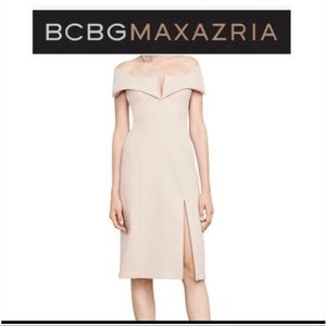TREND: Pastel BCBGMAXAZRIA Marquis Blush Pink Dress Party Wedding Event Size 0